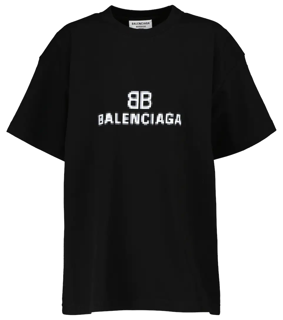 BALENCIAGA Oversized Distressed LogoPrint CottonJersey TShirt for Men MR PORTER #15 BALENCIAGA Oversized Distressed LogoPrint CottonJersey TShirt for Men MR PORTER